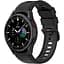Ремінець для Samsung Galaxy Watch 4 40mm - чорний ширина кріплення 20мм силікон Watchbands RiccoOne (W29-2WB39441171) - мініатюра 1