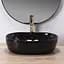 Умивальник Rea Amelia black накладний чорний глянець REA-U7411, Чорний - мініатюра 3