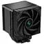Кулер для процесора DeepCool AK500 Zero Dark чорний алюміній/мідь 1x120 мм PWM для Intel 115x/1200/1700/2011/2066 AMD AM4/AM5 - мініатюра 1