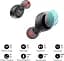 Бездротові навушники TOZO T6 Bluetooth 5.3 Premium Deep Bass. Вологозахист - мініатюра 7