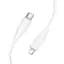 Дата кабель Hoco X124 Bien silicone Type-C to Lightning 27W (1m) White - мініатюра 3