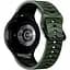 Ремешок для Samsung Galaxy Watch 4 Classic 46mm - зелено-черный ширина крепления 20мм силикон Watchbands Scales (W18-2WB88151991) - миниатюра 1