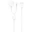 USB Cable Hoco U69 Portable 2-in-1 Lightning + IWatch Wireless Charger White 1m - мініатюра 1
