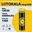 Аккумулятор 18650 LiitoKala 4000mAh 3.7V Li-ion KING промышленный - миниатюра 3
