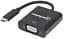 Перехідник Intracom USB 3.1 Type-C VGA F Manhattan чорний - мініатюра 2
