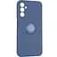 Чехол-накладка Toto soft liquid silicone case с кольцом Samsung Galaxy A14 (A145) Blue - миниатюра 1