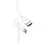 Кабель Hoco X33 Pisces Cable USB to Type-C 5A 1m White - миниатюра 1