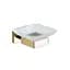 Мыльница VBI Mars brushed gold VBI-040105BG, Золотой - миниатюра 1