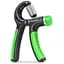 Эспандер кистевой PowerPlay PP-4323 с регулируемой нагрузкой 10-40 кг Strength Grip Черно-зеленый (PP_4323_Bl/Green) - миниатюра 1