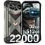 Смартфон Doogee V Max PRO 12/512 Gb з акумулятором 22000 мАг iron grey - мініатюра 3
