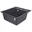 Кухонна мийка Lidz 460x515/200 BLM-14 (LIDZBLM14460515200), Чорний - мініатюра 4