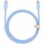Кабель Baseus Jelly Liquid Silica Gel Fast Charging Data Cable Type-C to iP 20W 2 м голубой - миниатюра 1