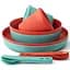 Набір посуду Sea to Summit Passage Dinnerware Set, 2P, 14 Piece Зелений-Помаранчевий - мініатюра 3