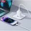 Мережевий зарядний пристрій XO L126 USB-C PD20W Fast Charging Charger with Type-C cable Білий - мініатюра 2