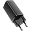 Мережевий зарядний пристрій Baseus GaN Lite 2Type-C 65W CCGAN2L-E01 Black - мініатюра 2