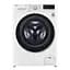 Пральна машина LG з фронтальним завантаженням F4V5RS0W, 10,5кг, 1400, A+++-40%, Пар, глибина 56см, Дисплей, Інвертор, Білий (F4V5RS0W) - мініатюра 1