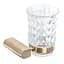 Стакан для зубных щеток Rea 322224B brushed gold REA-77040, Золотой - миниатюра 5