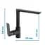 Смеситель для кухни Haiba Alex 018 black HB3927 Черный матовый - миниатюра 2
