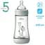 Бутылка для кормления Chicco Perfect 5 пластиковая с силиконовой соской 2+ месяца серый 240 мл (20223.32.40) - миниатюра 2