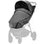 Козирок для коляски Britax B-Agile / B-Motion Black Denim, з накидкою, сірий (2000025714) - мініатюра 2