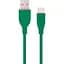 Кабель Cablexpert USB - USB Type-C (M/M), 2.1 A, 1.5 м, Green (CC-USB2S-AMCM-1.5M-G) - миниатюра 1
