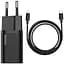 Мережевий зарядний пристрій Baseus 20W Super PD Charger + Cable USB-C to Lightning Black (TZCCSUP-B01) [54134] - мініатюра 1