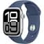 Смарт-годинник Apple Watch Series 10 GPS 42mm Silver Aluminum Case with Denim Sport Band M/L [MWWC3] [114978] - мініатюра 1