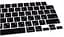 Накладка на клавіатуру DK для Apple MacBook Pro 16" 2021 - 2024 USA силікон чорний (013282) - мініатюра 2
