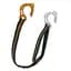 Крючі Camp Lunacy double aluminium fi-fi with webbing Polished Gold Золотий - мініатюра 1