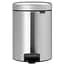 Ведро для мусора Brabantia Pedal Bin стальное 5 л (112645) - миниатюра 1
