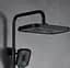 Душова система Dusel Bronx Thermostatic Black (233307000), Чорний матовий - мініатюра 11