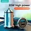 Адаптер автомобільний JOYROOM Mini dual-port ring-pull fast car charger C-A45 1USB і 1Type-c 5A20W - мініатюра 2
