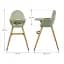 Стульчик для кормления KinderKraft Fini 2 Green - миниатюра 2