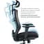 Офисное кресло OfficePro Balance OC550-B-B-B Black [148644] - миниатюра 8