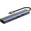 Концентратор Dynamode 7-in-1 USB-C to HDTV 4K/30Hz 2хUSB3.0 RJ45 USB-C PD 100W SD/MicroSD (BYL-2303) - мініатюра 1