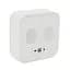 Колонка Kisonli Q6A Bluetooth 5.0, 1х5W, 3600mAh, USB/TF/FM/BT/LED/Clock/RGB Light, DC: 5V/1A, BOX, Silver, Q30 - миниатюра 3