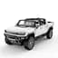 Машинка Hummer EV білий RASTAR модель 1:16 Автомобіль на дистанційному керуванні + пульт 2,4 ГГц - мініатюра 3