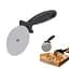 Нож колесо для пиццы роликовый 20 см, Kitchen Master Зелёный 84277 - миниатюра 3