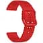 Силиконовый ремешок Flower для Xiaomi Amazfit GTS 2 2e 3 4 mini - красный ширина крепления 20мм Watchbands (W32-6WB23969021) - миниатюра 1