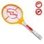 Ракетка от комаров оранжевая электромухобойка на аккумуляторе Rechargeable Mosquito Hitting Swatter - миниатюра 2