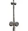 Двері в нішу Koer SR SD06-140x220-TR-01 прозоре скло Easy Clean 8 мм, хром KR5368, універсальні, прозорий, хром - мініатюра 3