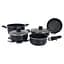 Набір кухонного посуду 8 шт. Gimex Cookware Set induction 8 предметів Bule (6977228) - мініатюра 1
