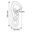 Карабін Camp Swivel Alu Hook 3Lock Silver (1060-2149) - мініатюра 2