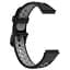 Силиконовый ремешок Primolux Perfor Classic для фитнеса браслета Huawei Band 7- Black Grey - миниатюра 4
