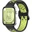 Ремінець DK CDK для Huawei Watch Fit 4 Silicone Sport Band Nike (017791) (black / green) - мініатюра 2