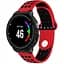 Спортивний ремінець з перфорацією Primo для годинника Garmin Forerunner/Approach Red Black - мініатюра 1