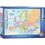 Пазл EuroGraphics Мапа Европи 1000 елементів (6000-0789) - мініатюра 1
