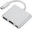 Хаб USB 3-in-1 Grey Dynamode teh0023490 - мініатюра 1
