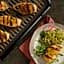 Гриль George Foreman 25850-56 Smokeless BBQ Grill 1606 Вт титанное напыление пластин черный (25850-56) - миниатюра 10