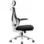 Офісне крісло GT Racer X-5728 White/Black [125605] - мініатюра 4